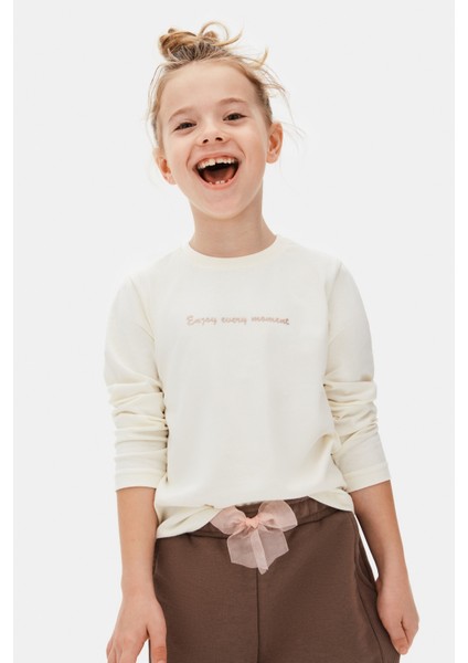 Kız Çocuk Sweatşirt 4-8 Yaş 39535