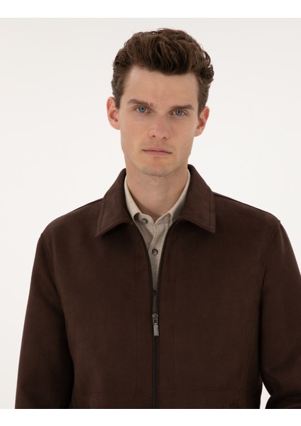 Erkek Kahverengi Suni Deri Ceket 50318152-400 fiyatları