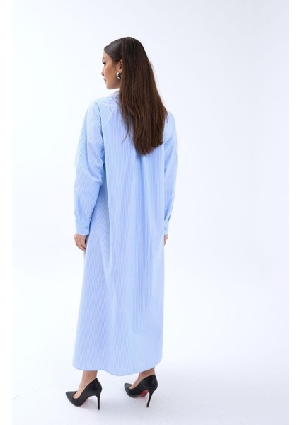 5857 Elbise-San Diego Çizgili