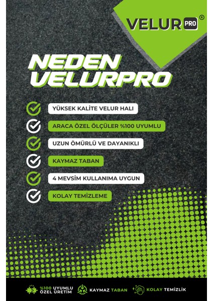 Velurpro Skoda Octavia 2013-2024 Özel Halı Paspas Araba Halısı Oto Paspas indirimleri