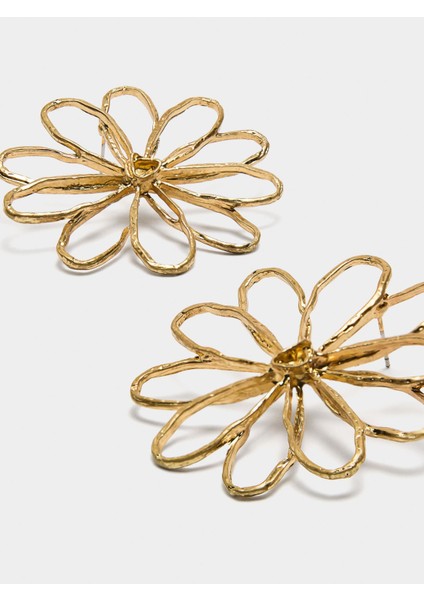 Maksi Çiçekli Halka Küpeler fiyatları