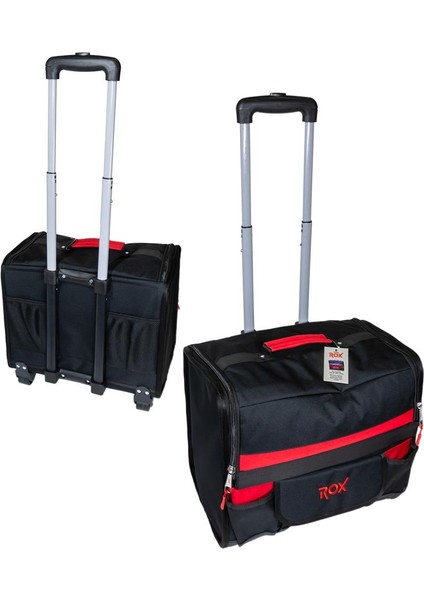 0339 Valiz Tip Tekerlekli Imperteks Bez Takım Çantası