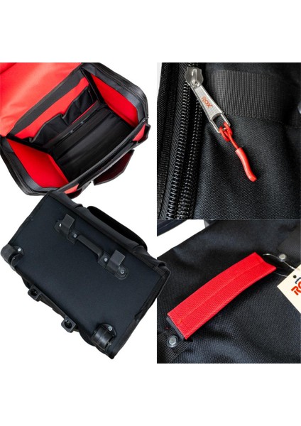 0339 Valiz Tip Tekerlekli Imperteks Bez Takım Çantası