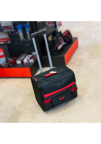 0339 Valiz Tip Tekerlekli Imperteks Bez Takım Çantası