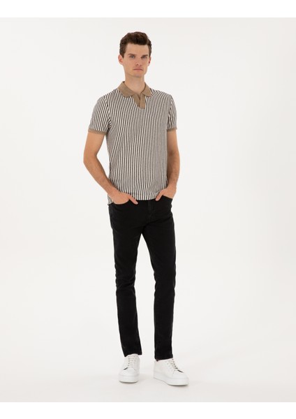 Erkek Gri Slim Fit Jean Pantolon 50317292-VR024