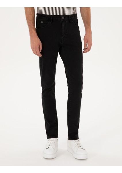 Erkek Gri Slim Fit Jean Pantolon 50317292-VR024 fiyatları