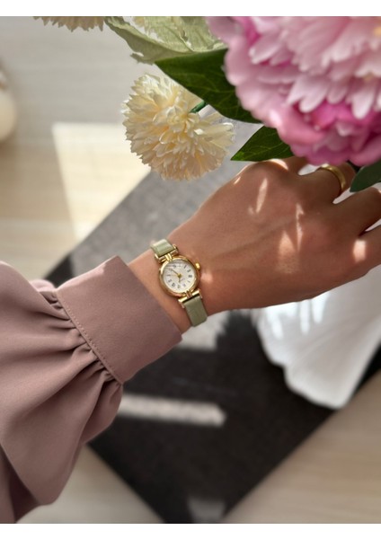 Retro Minimal Deri Kordon Vintage Kadın Kol Saati indirimleri