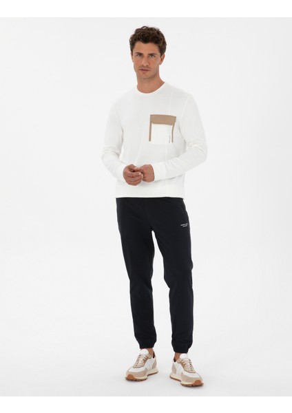 Erkek Ekru Regular Fit Sweatshirt 50315760-VR019 fırsatları