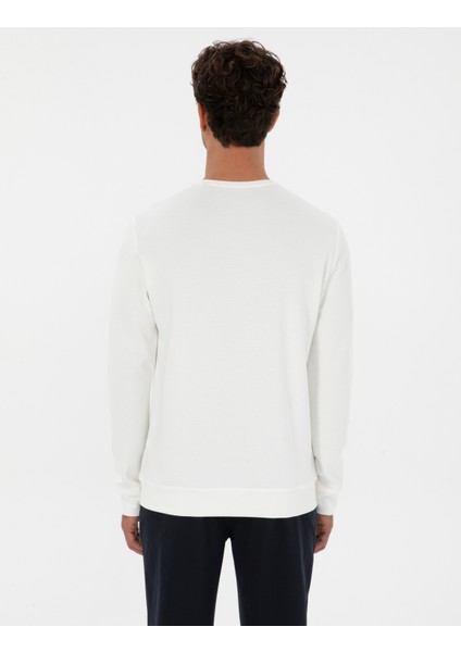 Erkek Ekru Regular Fit Sweatshirt 50315760-VR019 indirimleri
