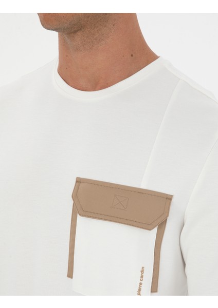 Erkek Ekru Regular Fit Sweatshirt 50315760-VR019