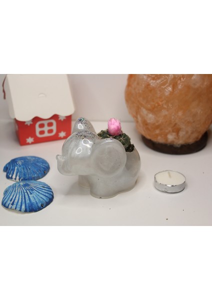 El Yapımı Epoksi Reçine Şık Tasarım Saksı/dekoratif Objeler (Çiçeksiz) - Kadın Emeği