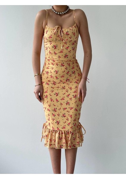 Darcie Ip Askılı Elbise