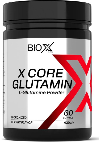 Bioxlab X-Core Glutamine Vişne Aromalı - 420 gr - 60 Servis Amino Asit fırsatları