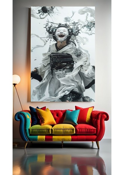 Uzak Doğu Robotlar Vol 2 Ev Duvar Salon Güzellik Salonu Ofis Dükkan Dekarasyon Kanvas Tablo