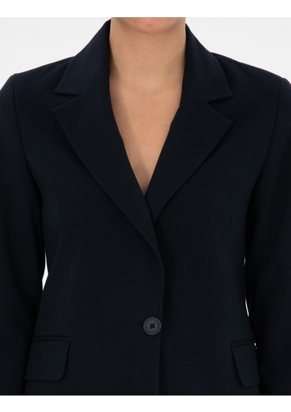 Kadın Lacivert Slim Fit Ceket 50319423-VR033