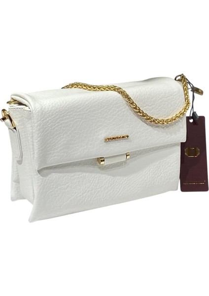 Kadın Yumuşak Deri Zincir Detaylı Bölmeli Şık Zarif El & Omuz ve Çapraz Askılı fiyatları