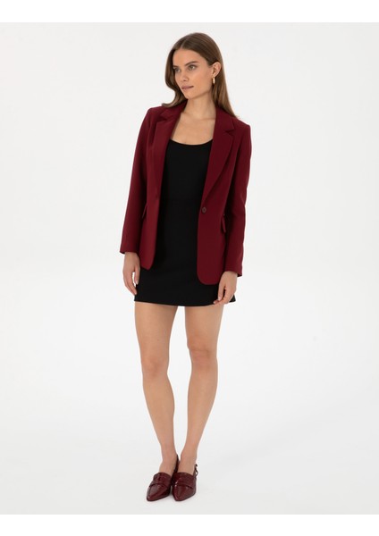 Kadın Siyah A Kesim Dokuma Etek 50318251-VR046