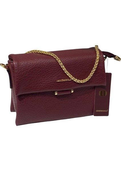 Kadın Yumuşak Deri Zincir Detaylı Bölmeli Şık Zarif El & Omuz ve Çapraz Askılı fiyatları