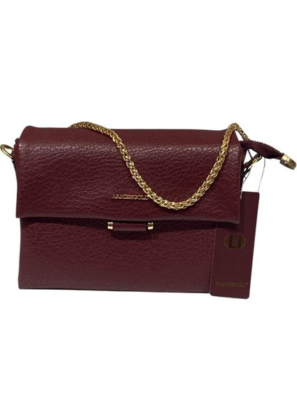 Kadın Yumuşak Deri Zincir Detaylı Bölmeli Şık Zarif El & Omuz ve Çapraz Askılı fırsatları