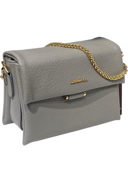 Kadın Yumuşak Deri Zincir Detaylı Bölmeli Şık Zarif El & Omuz ve Çapraz Askılı fırsatları