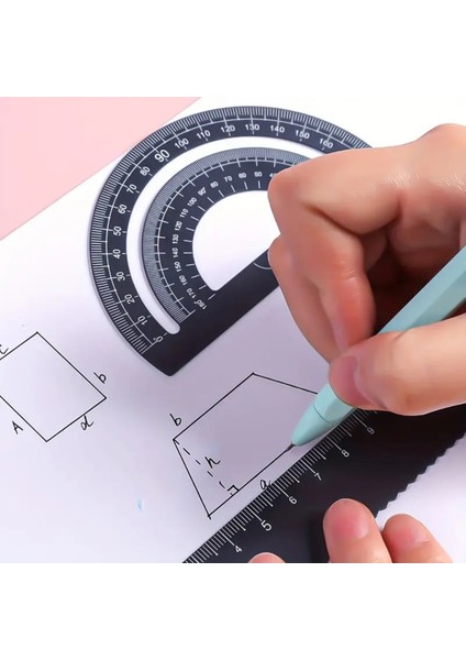 Metal Cetvel Seti, Çizgi Çekme, Pratik Çizgi Oluşturma, Dayanıklı-Kutulu 4 Parça fiyatları