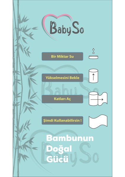 Sıkıştırılmış Bebek Mendili 512 Adet Paket