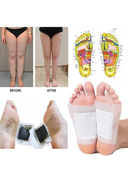 Oksin Atıcı Detoks Ayak Bandı 10 Adet Detox