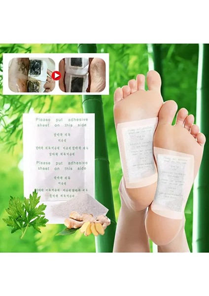 Oksin Atıcı Detoks Ayak Bandı 10 Adet Detox fırsatları