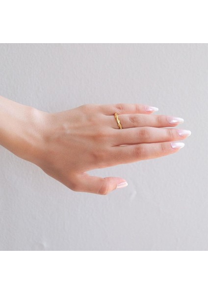 Çelik Yüzük Kadın Altın Kaplama 2'li Adana Burma YZK-461 fiyatları