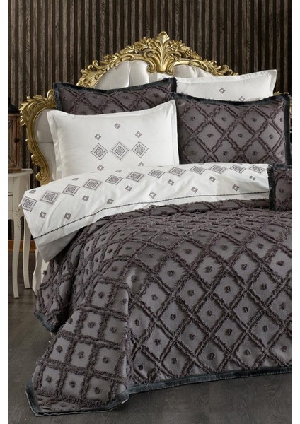 Alara Gelin Seti 8 Parça Antrasit