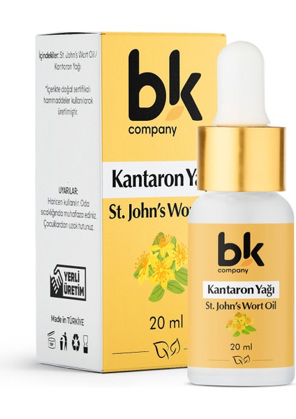 Kantoron Yağı %100 Saf - Onarıcı Güç, Yatıştırıcı Güç, Doğal Cilt Bakımı Serum 20 ml