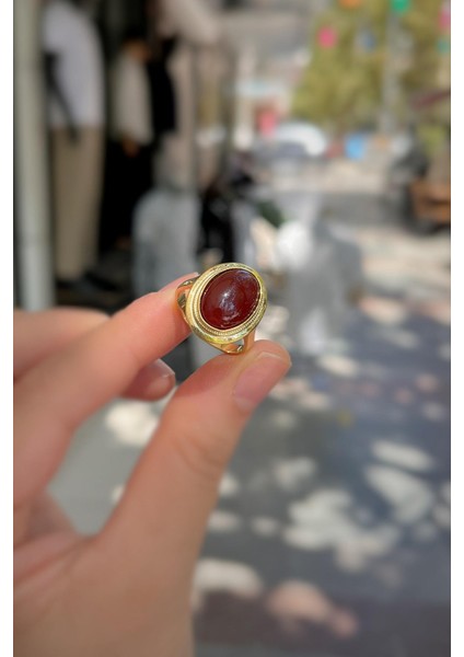 Gümüş Akik Taşlı Yüzük HS12E12 modelleri