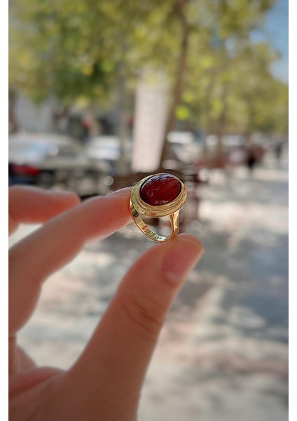 Gümüş Akik Taşlı Yüzük HS12E12 indirimleri