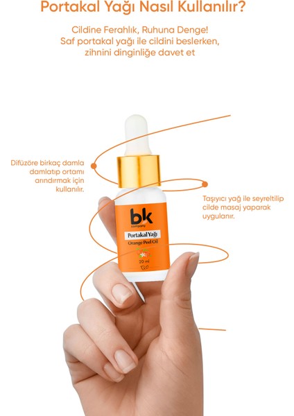 Portakal Yağı %100 Saf - Yükselen Ruh Hali, Işıltılı Bir Cilt ve Tatlı Ferahlık Serum 20 ml fırsatları
