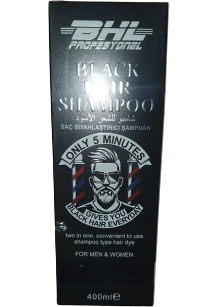 Şampuan 400ML. Black