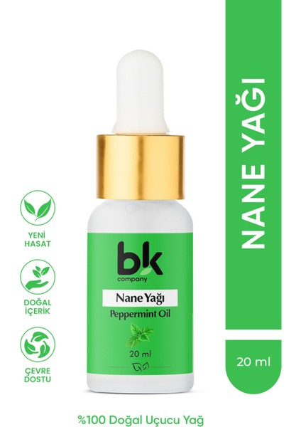 Nane Yağı %100 Saf - Ferahlatıcı, Canlandırıcı ve Arındırıcı Serum 20 ml