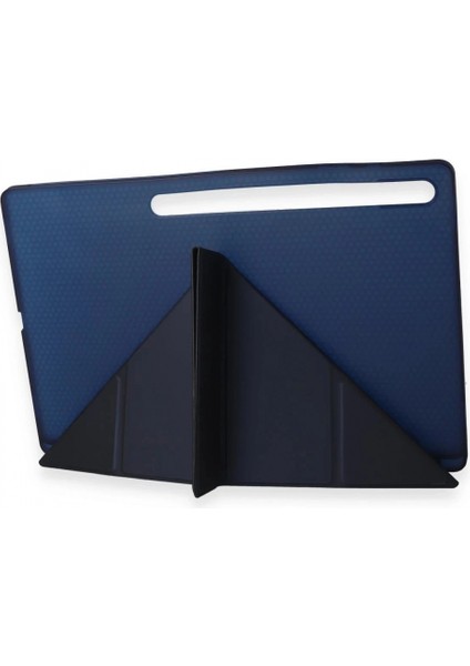 Samsung Galaxy X910 Tab S9 Ultra 14.6 Kılıf Kalemlikli Mars Tablet Kılıfı - Lacivert modelleri