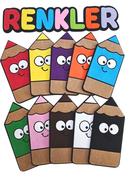 Keçe Renkler 10 Renk modelleri