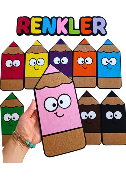 Keçe Renkler 10 Renk fırsatları