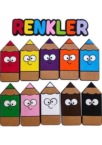 Keçe Renkler 10 Renk indirimleri