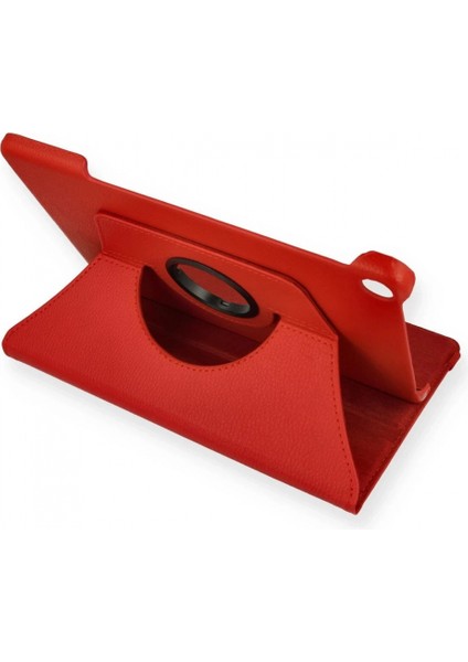 Lenovo Tab M10 TB328FU Kılıf 360 Tablet Deri Kılıf - Kırmızı
