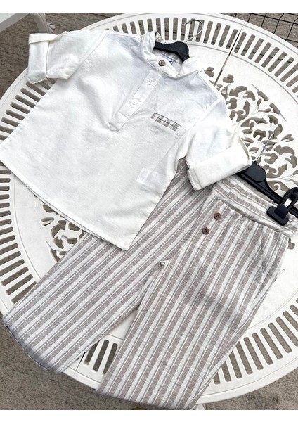 Keten Erkek Çocuk Takım modelleri