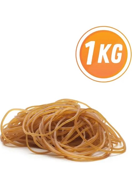 70'lik Kauçuk Paket Ambalaj Para Lastiği 1 kg