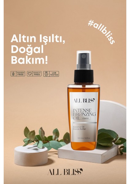 Bronzlaştırıcı Yağ 100 ml – Vitamin, Hindistan Cevizi Yağı +Kakao Yağı Yoğun Bronzluk Yağı fırsatları