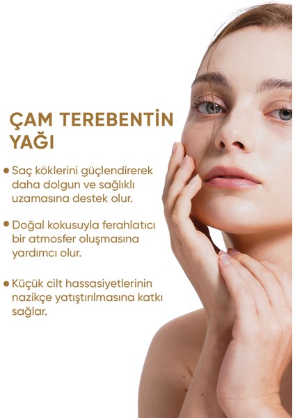 Çam Terebentin Yağı %100 Saf - Güçlü, Canlı ve Işıltılı Saç Bakımı Serum 20 ml modelleri