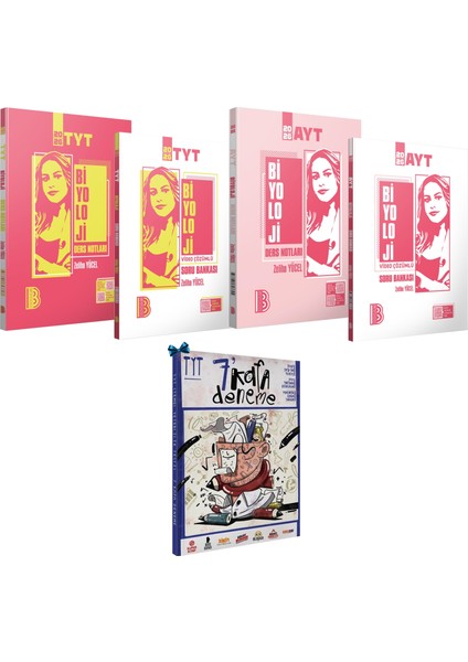 2026 Tyt Ayt Biyoloji Ders Notları-Video Çözümlü Soru Bankası Seti(Zeliha Yücel)