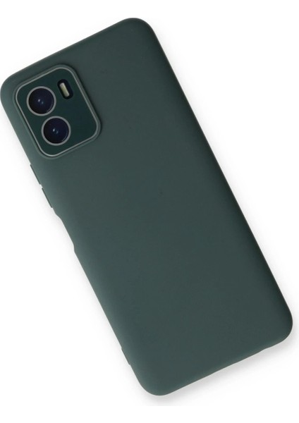 Vivo Y15S Kılıf Lansman Glass Kapak - Koyu Yeşil fiyatları