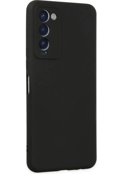 Tecno Camon 18 Kılıf Nano Içi Kadife Silikon - Siyah modelleri