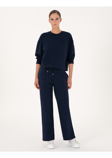 Kadın Lacivert Loose Fit Eşofman Altı 50314964-VR033