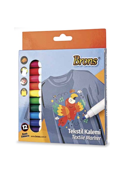 Tekstil Kalemi 12RENK